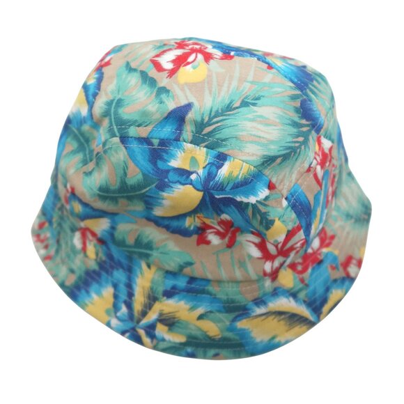 ROSLYN NY floral print bucket hat M/L - Picture 2 of 4